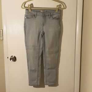 CALVIN KLEIN JEANS White Wash Capris